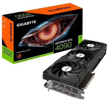 Видеокарта GeForce RTX 4090 24GB GDDR6X Windforce V2 Gigabyte (GV-N4090WF3V2-24GD)