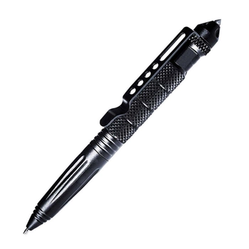 Тактическая шариковая ручка со стеклобоем (чёрная)