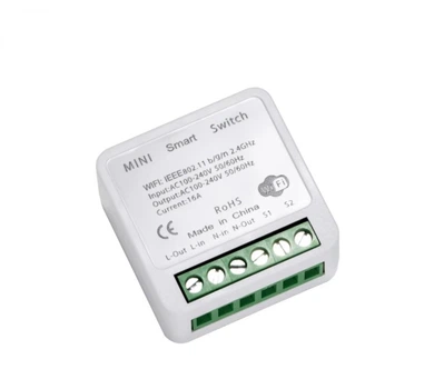Беспроводное wi fi реле tuya mini (Выключатель) 16 A - 801870