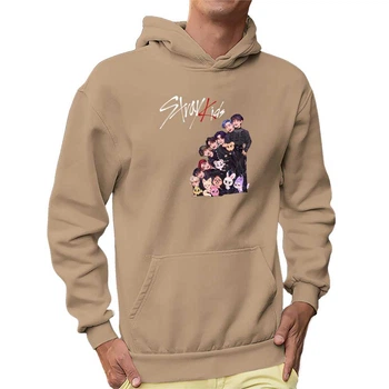Худі чоловіче JHK "Stray Kids mult" XXL Бежевий (MD-26-5158-28-27)