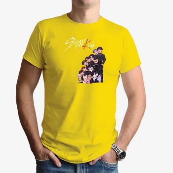 Футболка чоловіча JHK "Stray Kids mult" XL Жовтий (MD-25-5157-21-15)