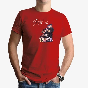 Футболка чоловіча JHK "Stray Kids mult" M Червоний (MD-25-5157-19-13)