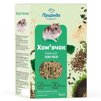 Корм для хом'яків Природа Хом'ячок 500г