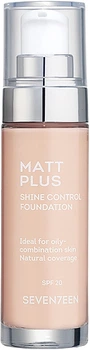 Тональний крем Seventeen Matt Plus Shine Control Foundation SPF 20 01 - Light Beige (30 мл) (892052-1479973-2)