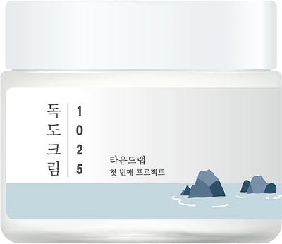 Легкий увлажняющий крем для лица с минералами - Round Lab 1025 Dokdo Light Cream 80ml (1280513-139894)