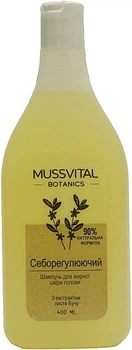 Шампунь себорегулирующий для жирной кожи головы - Mussvital Botanics Sebum Regulating Shampoo 400ml (1131004-1508624-2)