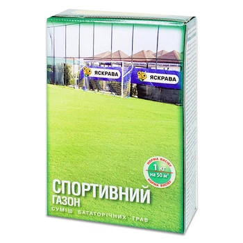 Насіння Яскрава Трава газонна Спорт 1 кг (12162)