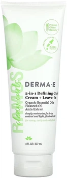 Крем для придания формы кудрям 2-в-1 - Derma E Defining Curl Cream + Leave-In 237ml (237ml) (1148740-1533153-2)