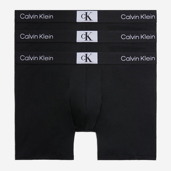 Набір трусів шорт чоловічих бавовняних Calvin Klein Underwear 000NB3529A-UB1 M 3 шт Чорний (8720107562578)