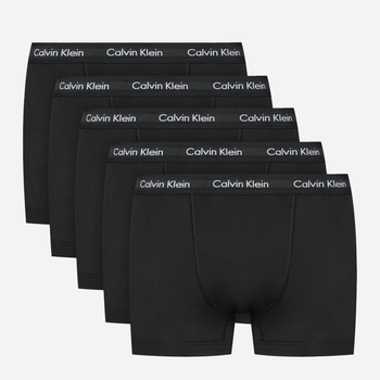 Zestaw majtek bokserek męskich bawełnianych Calvin Klein Underwear 000NB2877A-XWB XL 5 szt. Czarny (8719853976906)