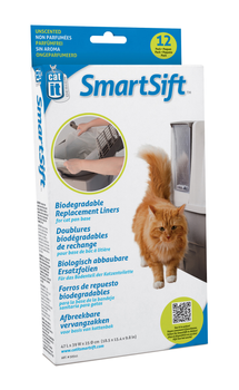 Wymienne worki do kuwety Catit Biodegradable Replacement Liners Top Smart Sift 47 x 39 x 25 cm (0022517505410)