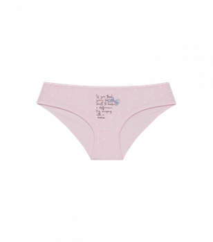 Подростковые трусы слипы для девочки с рисунком - Donella - 511343B - 146-152 см - Светло-розовый