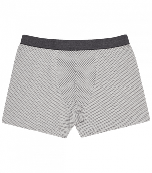 Подростковые боксеры с рисунком - Donella - 832502 - 152-158 см - Светло-серый (ромбы)