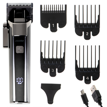 Машинка для стрижки волос MESKO MS 2842 POLAND USB аккумуляторная с дисплеем