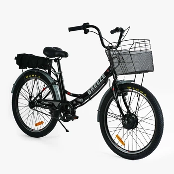 Електровелосипед Corso «Breeze Electric Bike» 24" дюйми BR-24502 рама сталева, одношвидкісний, зібраний на 75%, у коробці