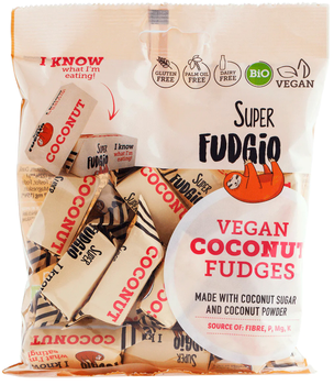 Цукерки Super Fudgio з кокосовим смаком 150 г (5906874505557)
