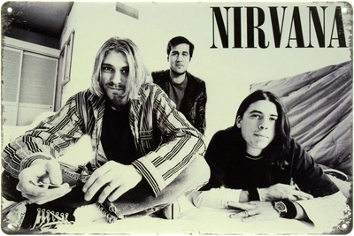 Металева табличка "Nirvana (Тріо)" (ms-104561)