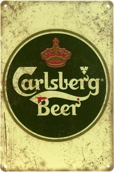 Металева табличка "Carlsberg Beer" (ms-104543)