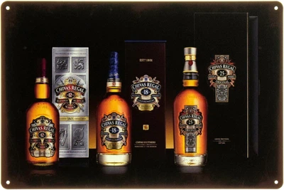 Металлическая табличка "Троица Chivas Regal (Элегантность Века)" (ms-104588)