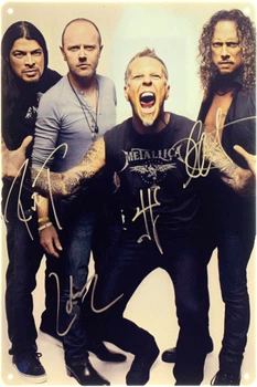 Металлическая табличка "Metallica (Наследие Титанов)" (ms-104375)