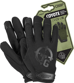 Перчатки тактические полнопалые REIS TACTICAL GLOVES RTC-COYOTE Black S