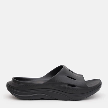 Чоловічі шльопанці для пляжу HOKA ONE ONE Ora Recovery Slide 3 1135061-BBLC 46 2/3 (12US) 30 см Чорні (196565198877)