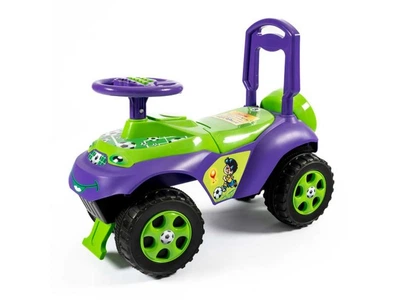 Автомобіль для прогулянок - толокар з музичним кермом, Doloni Toys (фіолетово-зелений), 0142/02UA