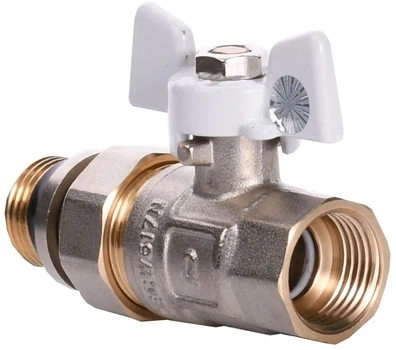 Кран кульовий з американкою QUALITY PROFESSIONAL QP003 1/2"