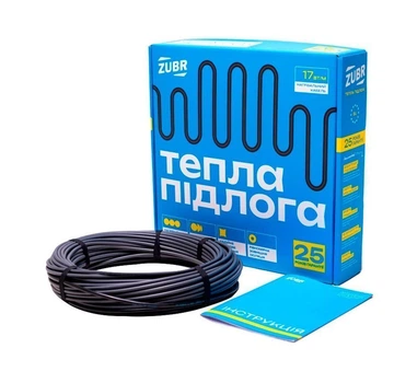 Нагревательный кабель ZUBR DC Cable 17 / 42 м / 720 Вт / 4.2 - 5.3 м²