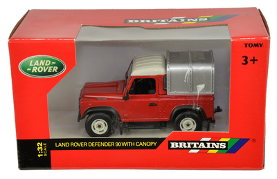 Автомобіль TOMY Britains Land Rover Defender 90 червоний (0036881427322)