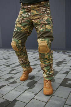 Тактичні чоловічі штани з наколінниками мультикам розмір 2XL