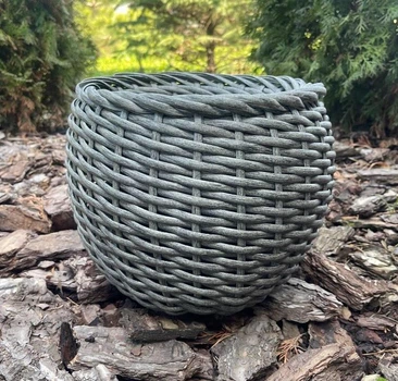 Кашпо з ротану 5л KRAFT Decor береза