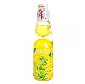 Японський напій сильногазований Рамуне Yuzu лимонад, Hata Kosen, Японія, 200 мл