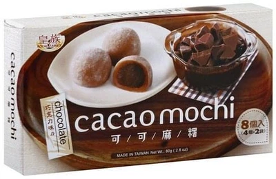 Десерт Мочи (Моти) с шоколадом Cacao Mochi Chocolate, ТМ Royal Family, Тайвань, 80 г