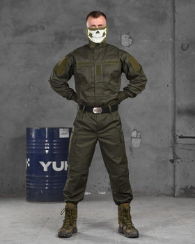 Армейский летний костюм штаны+китель L олива (16126)