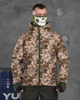 Тактическая мужская куртка дождевик XL пиксель (17077)