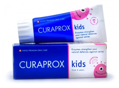 Dziecięca pasta do zębów Curaprox z fluorem Arbuz 60 ml (7612412429480)