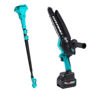 Пила акумуляторна ланцюгова Grand АПЦ-20V/M8"-4 PRO з телескопічною штангою (1 АКБ)