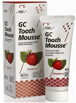 Крем для зубів GC Tooth Mousse Strawberry 40 г (5900000001050)