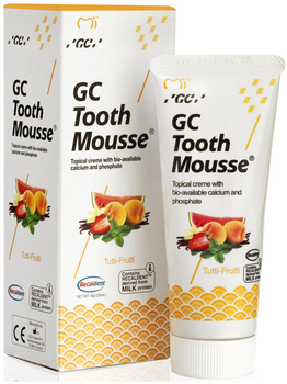 Крем для зубів GC Tooth Mousse Tutti-Frutti 40 г (5900000001043)