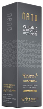 Wybielająca pasta do zębów WhiteWash Laboratories Nano Volcanic Whitening 75 ml (5060249420750)