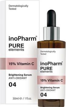 Сироватка для обличчя InoPharm Pure Elements 15% Vitamin C Brightening 30 мл (3800038936077)