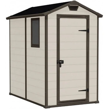 Садовий будиночок Keter Manor 4x6 130х192 см бежевий 255138