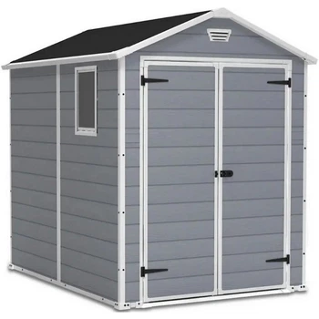 Садовий будиночок Keter Manor 6x8 DD 185х236 см сірий/білий 230448