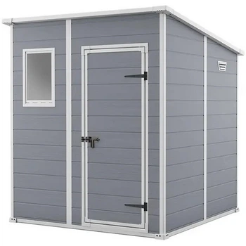 Садовий будиночок Keter Manor Pent 6x6 183х185 см сірий/білий 249348