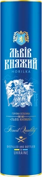 Горілка особлива Львів Княжий PREMIUM 1 л 40% тубус (4820210840717)