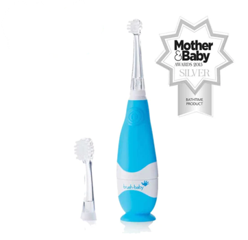 Brush-Baby BabySonic звукова зубна щітка, 0-3 роки блакитна
