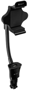 Автомобільний тримач для телефону з зарядкою DPM USB 1.5 A TKC-35 (5906881196021)