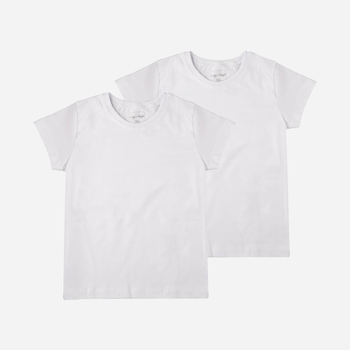 Zestaw dziecięcych koszulek 2 szt dla dziewczynki Tup Tup B203DZ-1000 98 cm Biały (5901845285766)