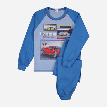 Piżama dziecięca dla chłopca Tup Tup P220CH-3100 128 cm Niebieska (5901845299381)